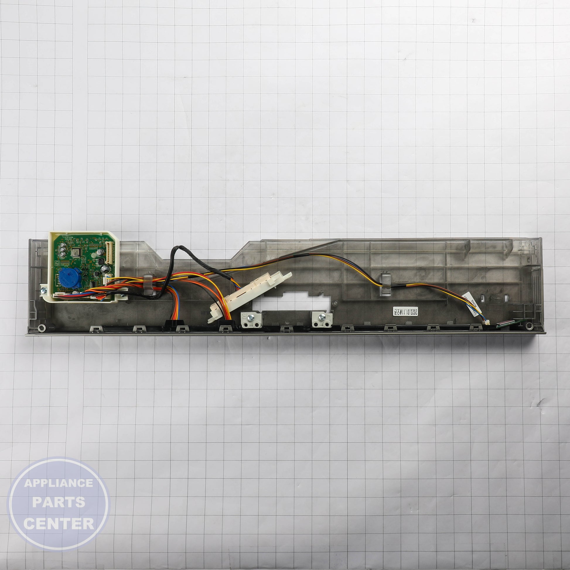 L-G PANEL ASSEMBLY,CONTROL AGL75675203 - Installation in L-G [specific model] showing key mounting points