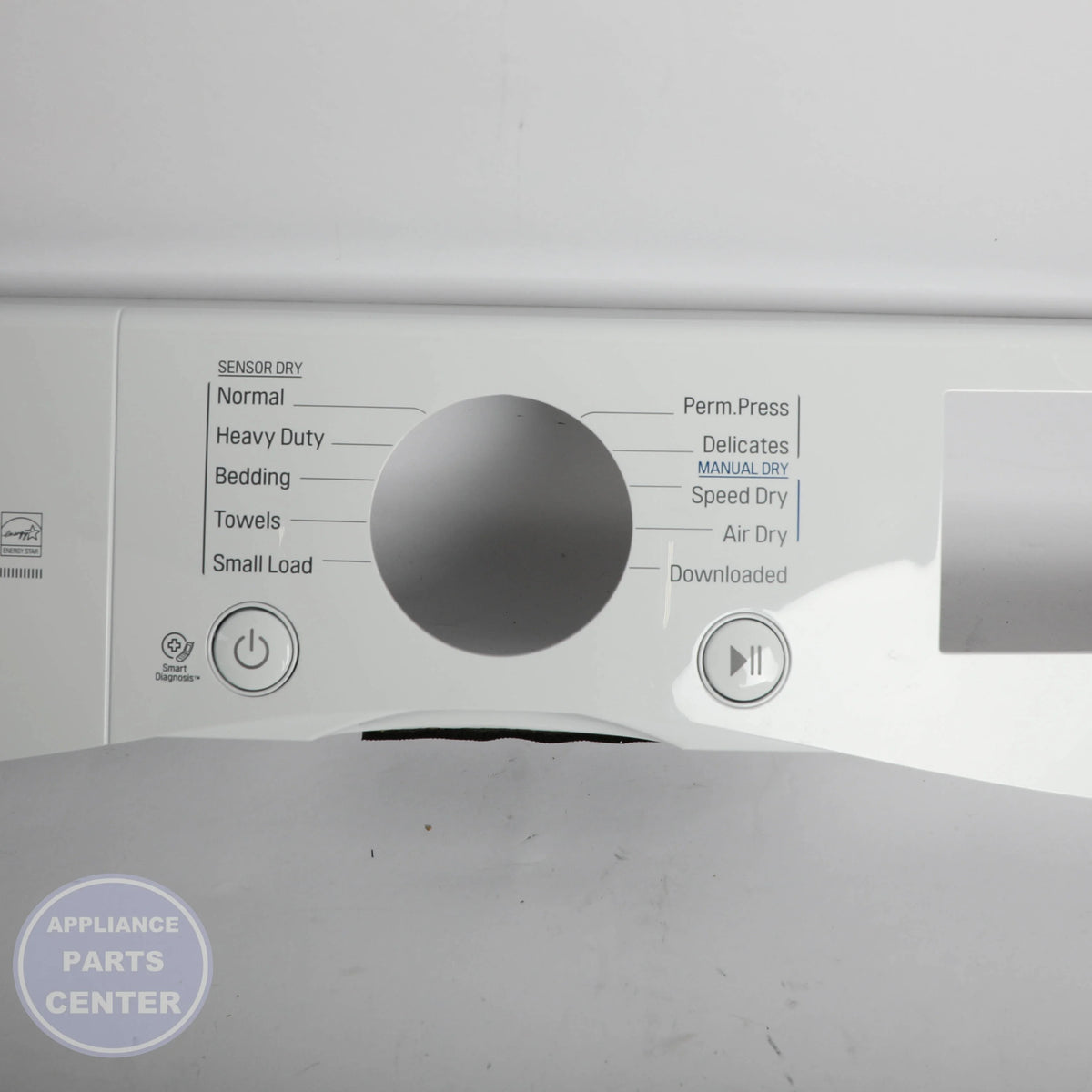 L-G PANEL ASSEMBLY,CONTROL AGL76992506 - Installation in DLG7101W showing key mounting points