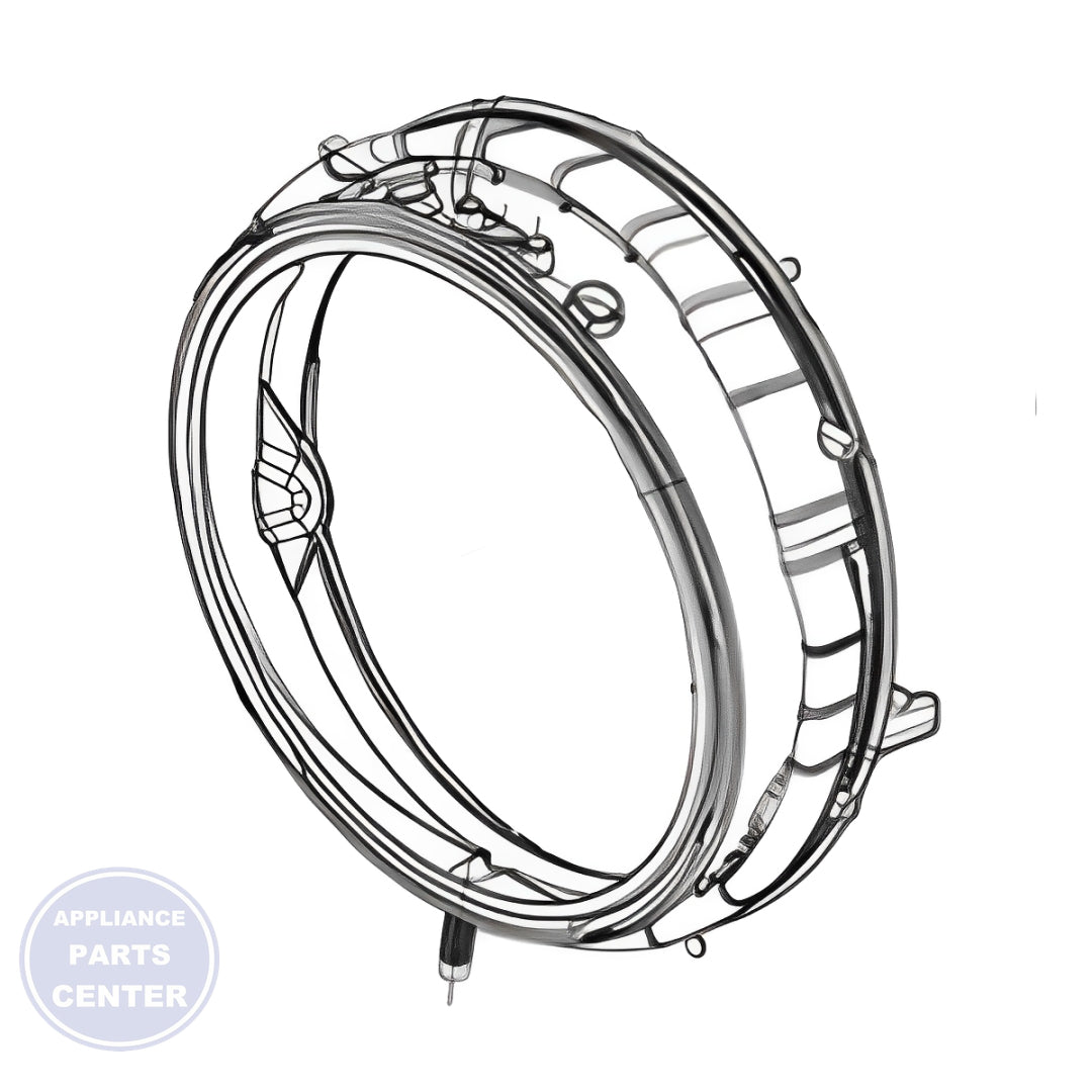 LG WASHER DOOR BOOT GASKET AGM30030701 - Main view showing watertight seal for LG undefined models