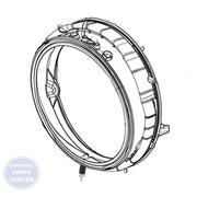 LG WASHER DOOR BOOT GASKET AGM30030701 - Main view showing watertight seal for LG undefined models