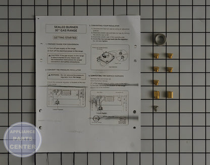LG AGM73069211 - Main view showing Gas Burner & Control Valve for LGE Range/Stove/Oven models