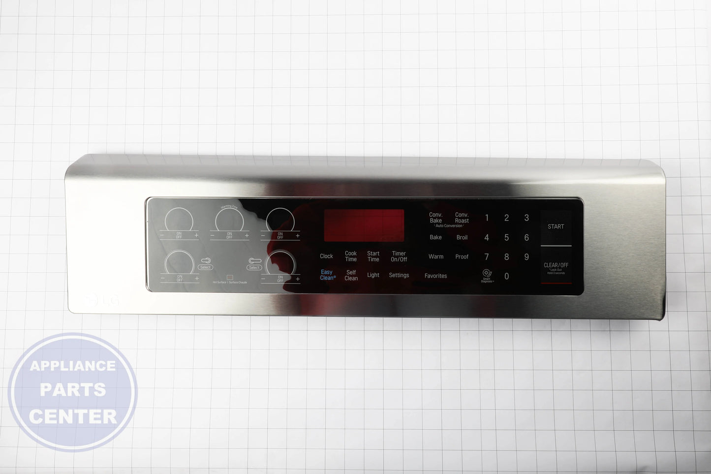 CONTROL PANEL,PARTS ASSEMBLY,SVC AGM73551673 - Detailed view of accurate temperature control details