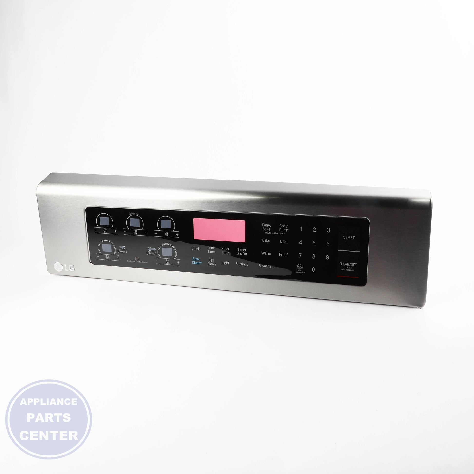 CONTROL PANEL,PARTS ASSEMBLY,SVC AGM73551673 - Side view with precise thermostat specs