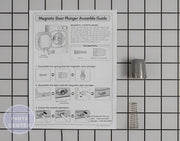 LG WASHING MACHINE MAGNETIC DOOR PLUNGER AGM73610701 - Main view showing sturdy magnetic feature for LG models