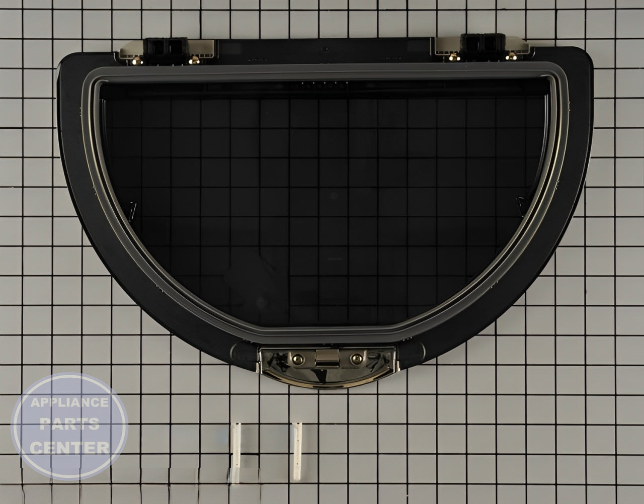 LG WASHER LID PEDESTAL ASSEMBLY AGM75369502 - Detailed view of washer lid hinge