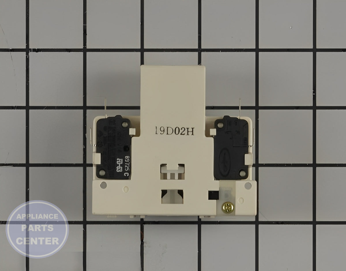 LG DISHWASHER DOOR LATCH ASSEMBLY AGM76209501 - Side view with exact measurements for precise fitting