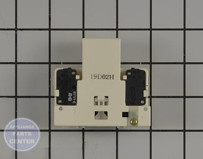 LG DISHWASHER DOOR LATCH ASSEMBLY AGM76209501 - Side view with exact measurements for precise fitting