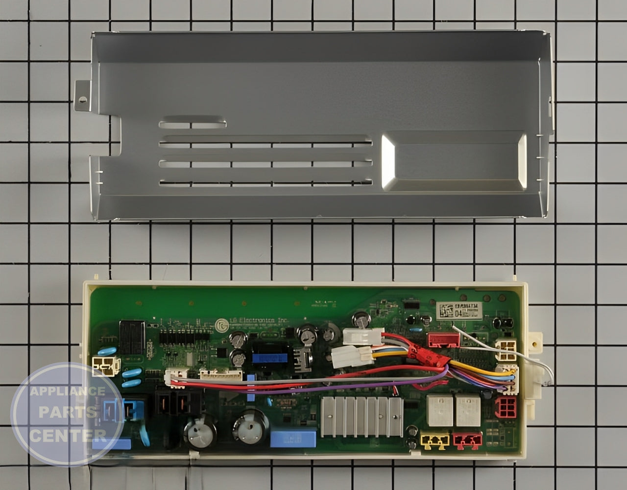 LG DISHWASHER MAIN CONTROL AGM76429511 - Side view with precise Circuit Board & Timer specs