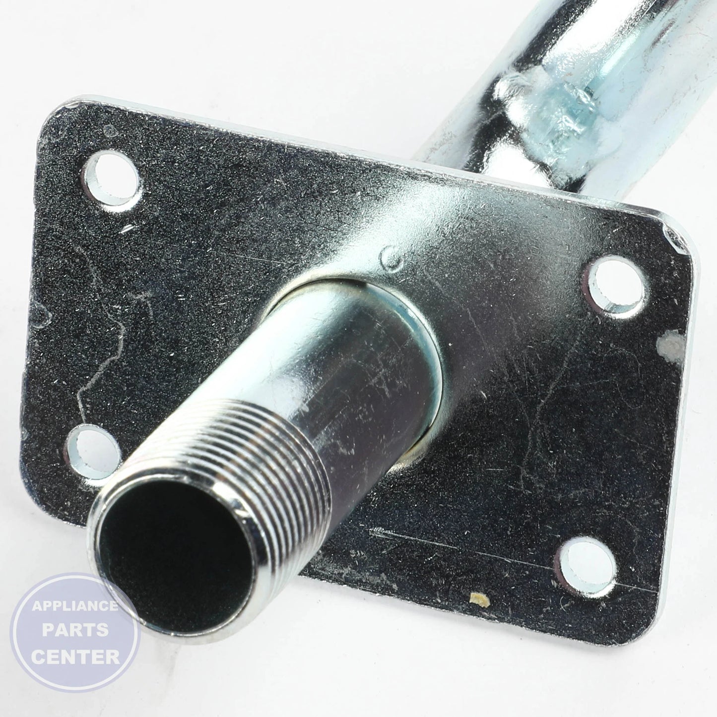 PIPE ASSEMBLY AGR73534501 - Side view with precise measurements