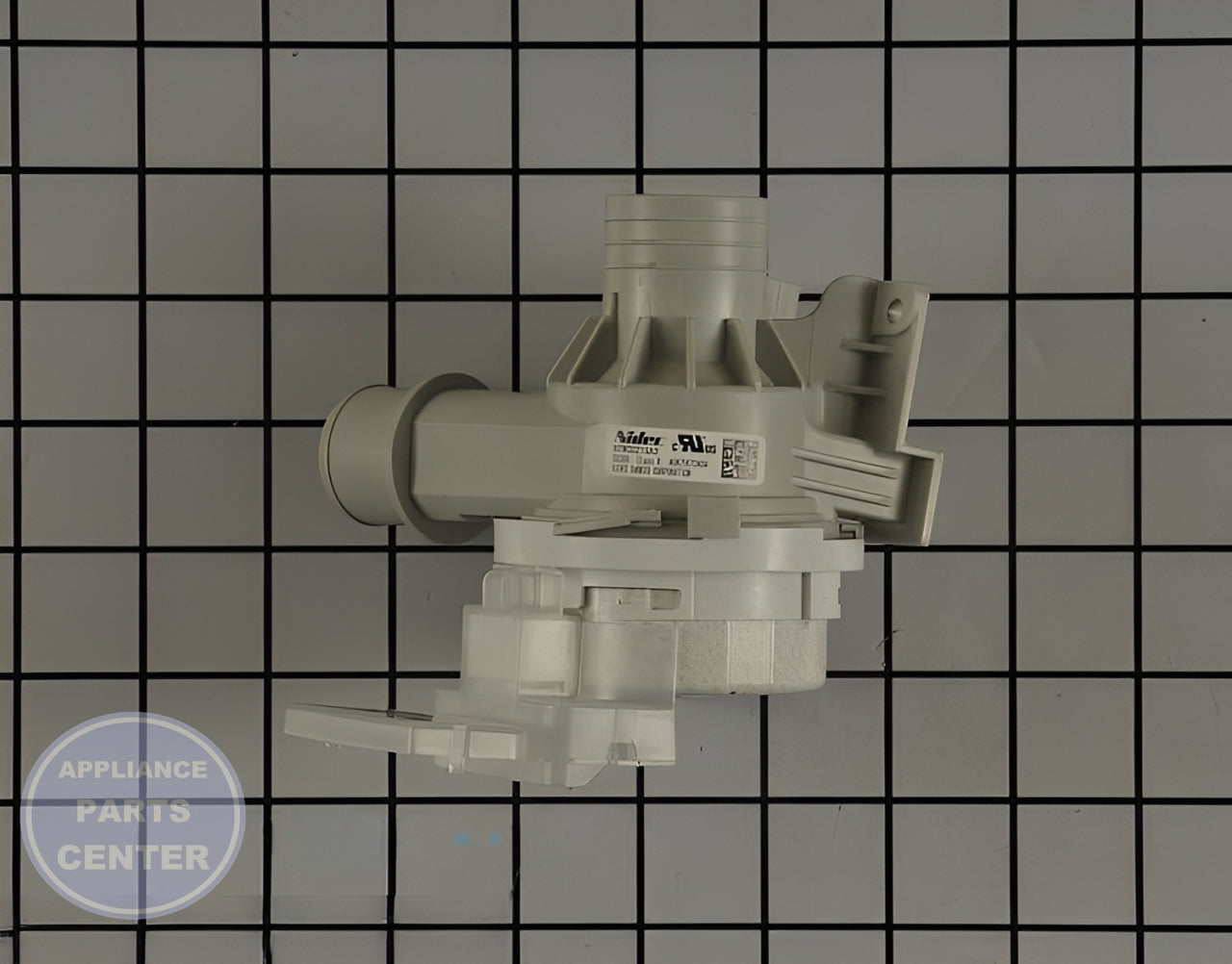 LG WASHER DRAIN PUMP ASSEMBLY AHA75673404 - Main view showing efficient drainage for LG models