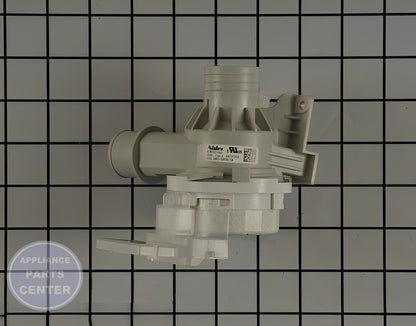 LG WASHER DRAIN PUMP ASSEMBLY AHA75673404 - Main view showing efficient drainage for LG models