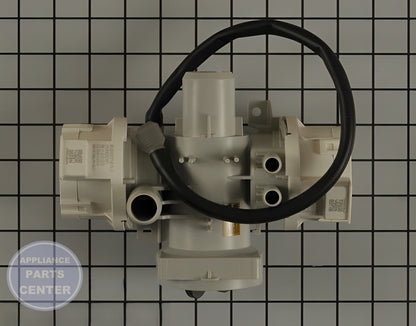 LG PUMP DRAIN ASSEMBLY AHA75693409 - Main view showing efficient water drainage for LG washing machines