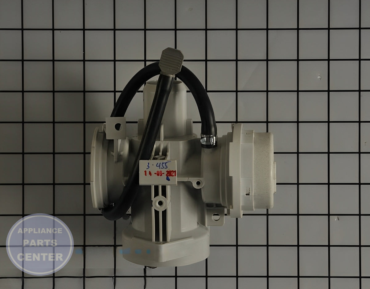LG WASHER DRAIN PUMP ASSEMBLY AHA75693425 - Detailed view of high-quality technical details