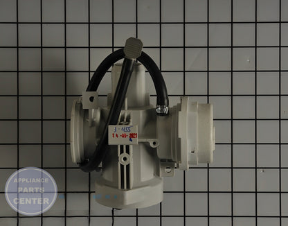 LG WASHER DRAIN PUMP ASSEMBLY AHA75693425 - Detailed view of high-quality technical details