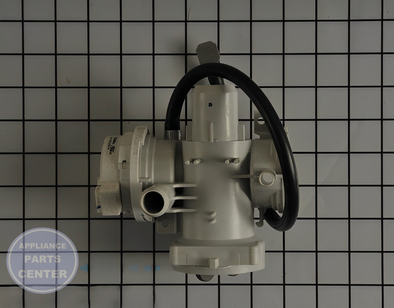 LG WASHER DRAIN PUMP ASSEMBLY AHA75693425 - Main view showing efficient drainage for LG XYZ model