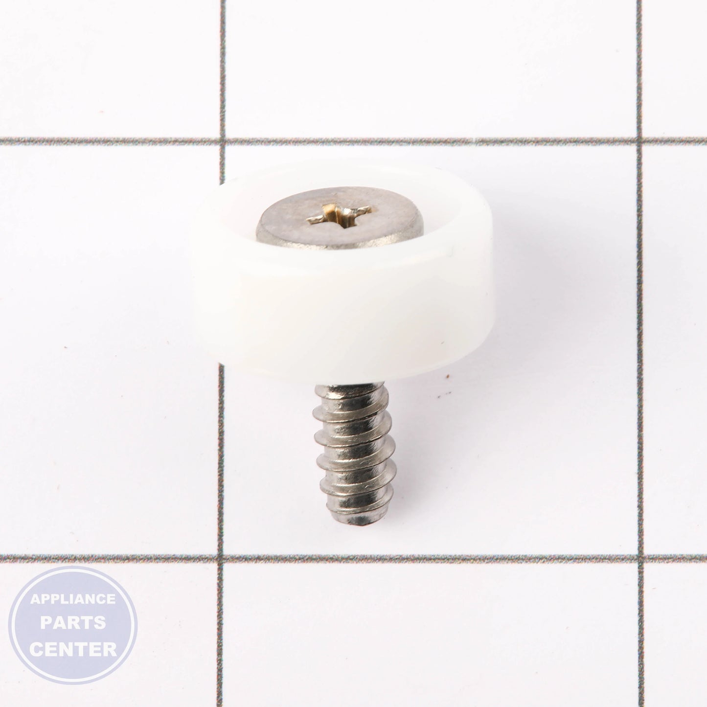 ROLLER ASSEMBLY AHJ71691001 - Side view with precise measurements