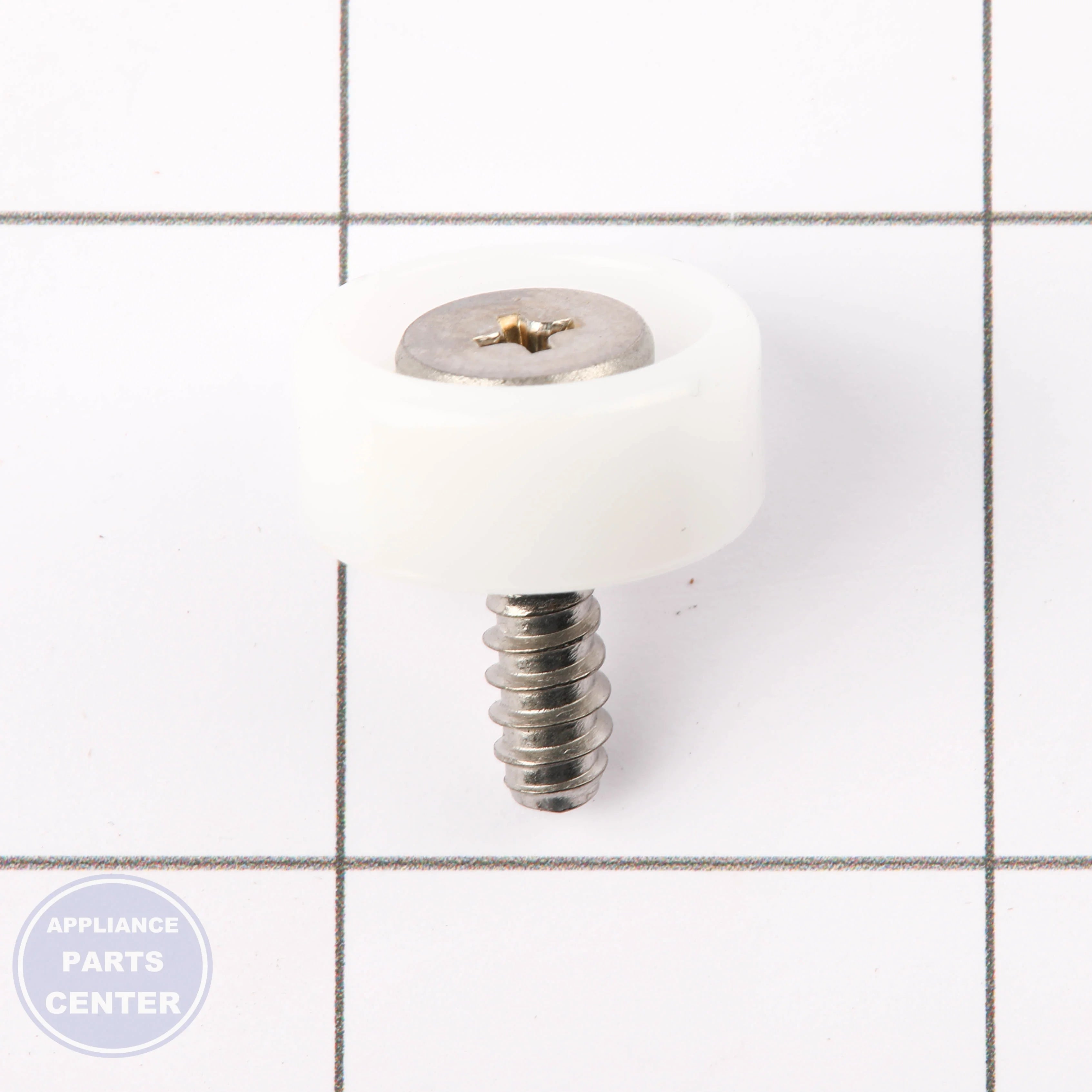 ROLLER ASSEMBLY AHJ71691001 - Side view with precise measurements