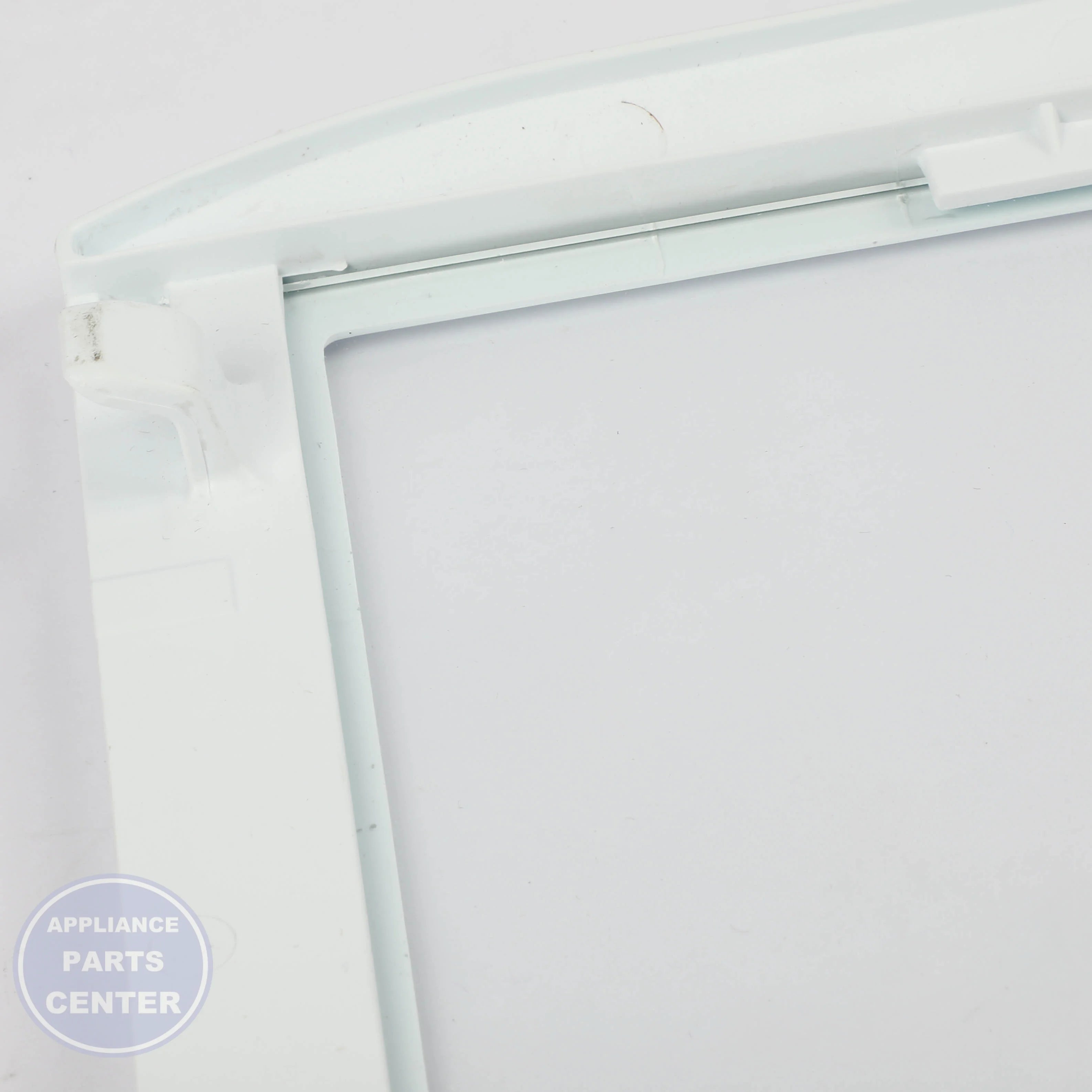 SHELF ASSEMBLY,FREEZER AHT73455102 - Side view with 16x12 measurements
