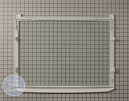 LG REFRIGERATOR SHELF ASSEMBLY AHT73514301 - Detailed view of sturdy shelf support