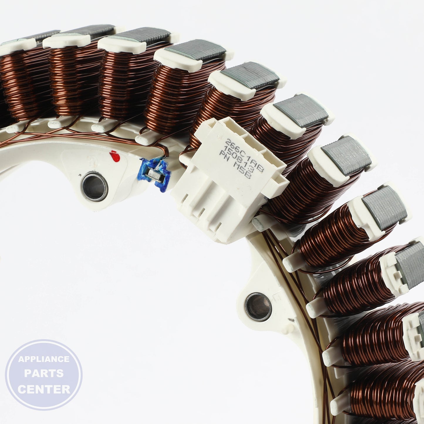STATOR ASSEMBLY AJB73816033 - Side view with precise specifications