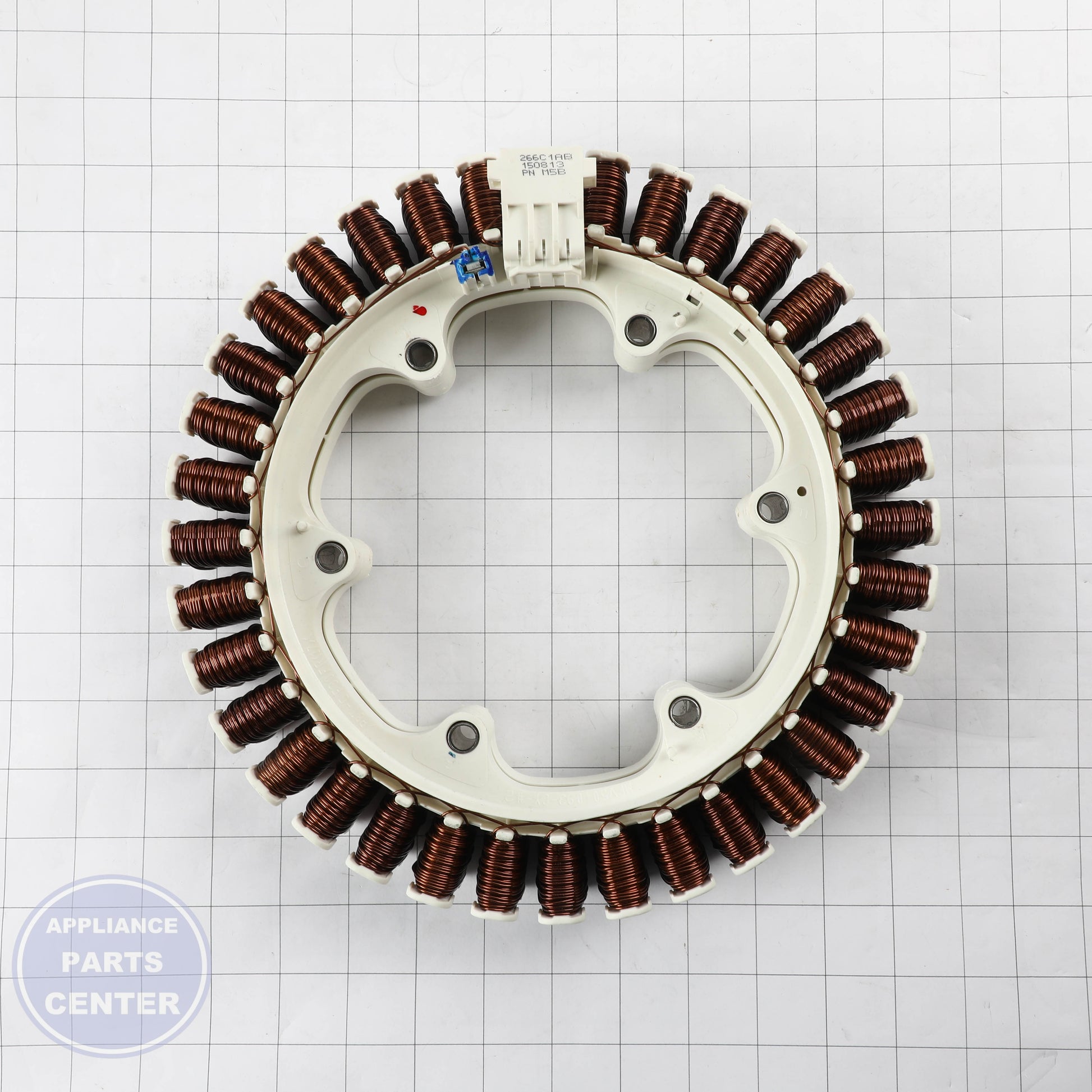 L-G STATOR ASSEMBLY AJB73816033 - Installation in specific model showing key mounting points