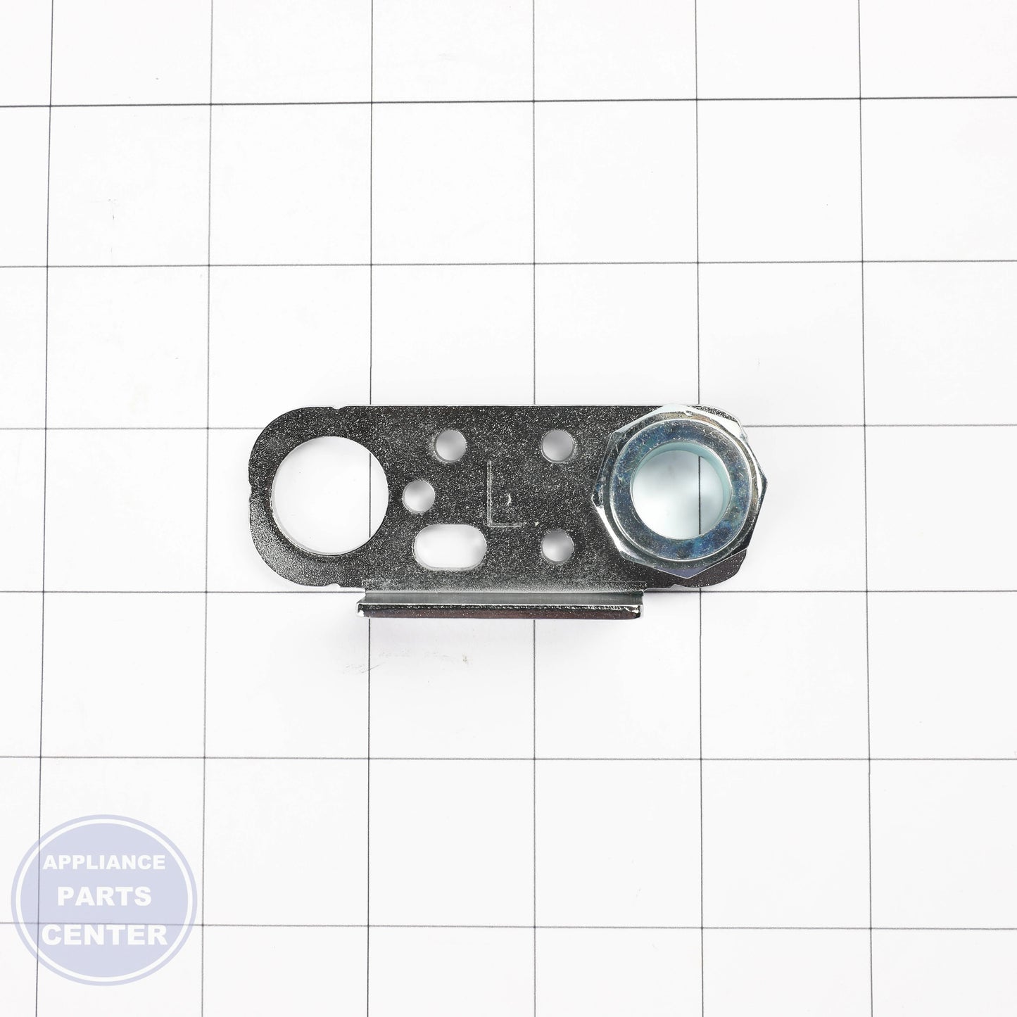 STOPPER ASSEMBLY,DOOR AJC73112302 - Side view with precise specifications