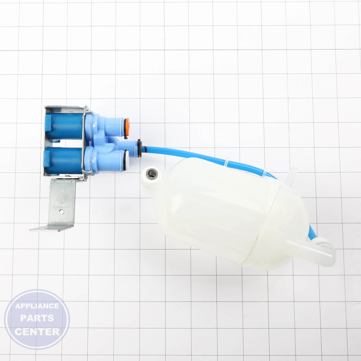 TANK ASSEMBLY,WATER AJL72911507 - Side view with exact measurements