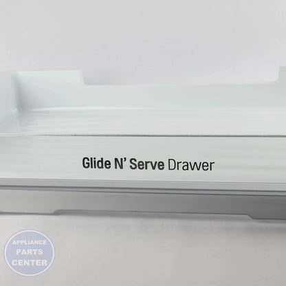 TRAY ASSEMBLY,FRESH ROOM AJP73314426 - Side view with supportive 10 lbs capacity