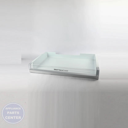 L-G TRAY ASSEMBLY,FRESH ROOM AJP73314426 - Installation in AJP73314401 model showing easy mounting points