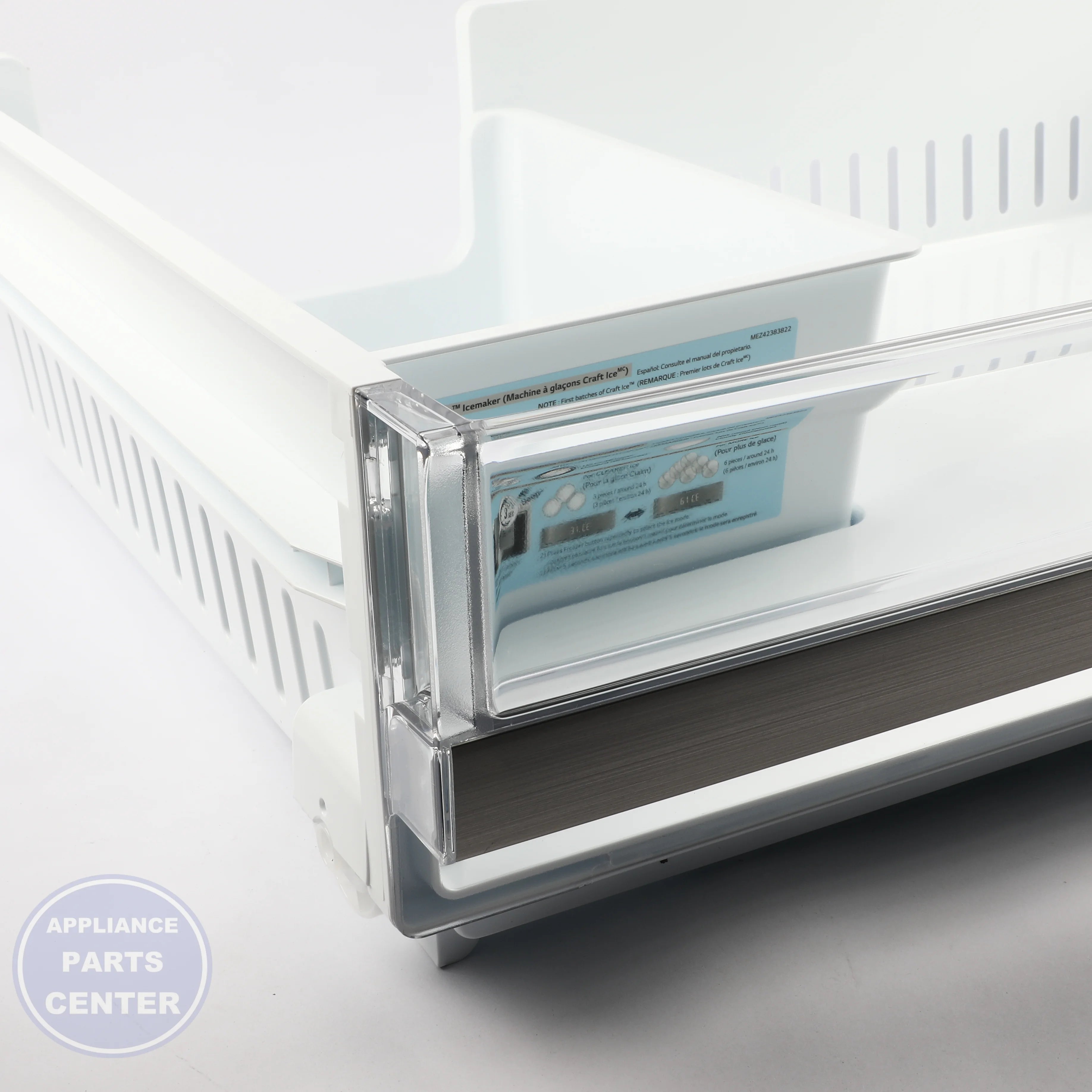 L-G TRAY ASSEMBLY,DRAWER AJP73334635 - Installation in specific L-G model showing easy mounting points