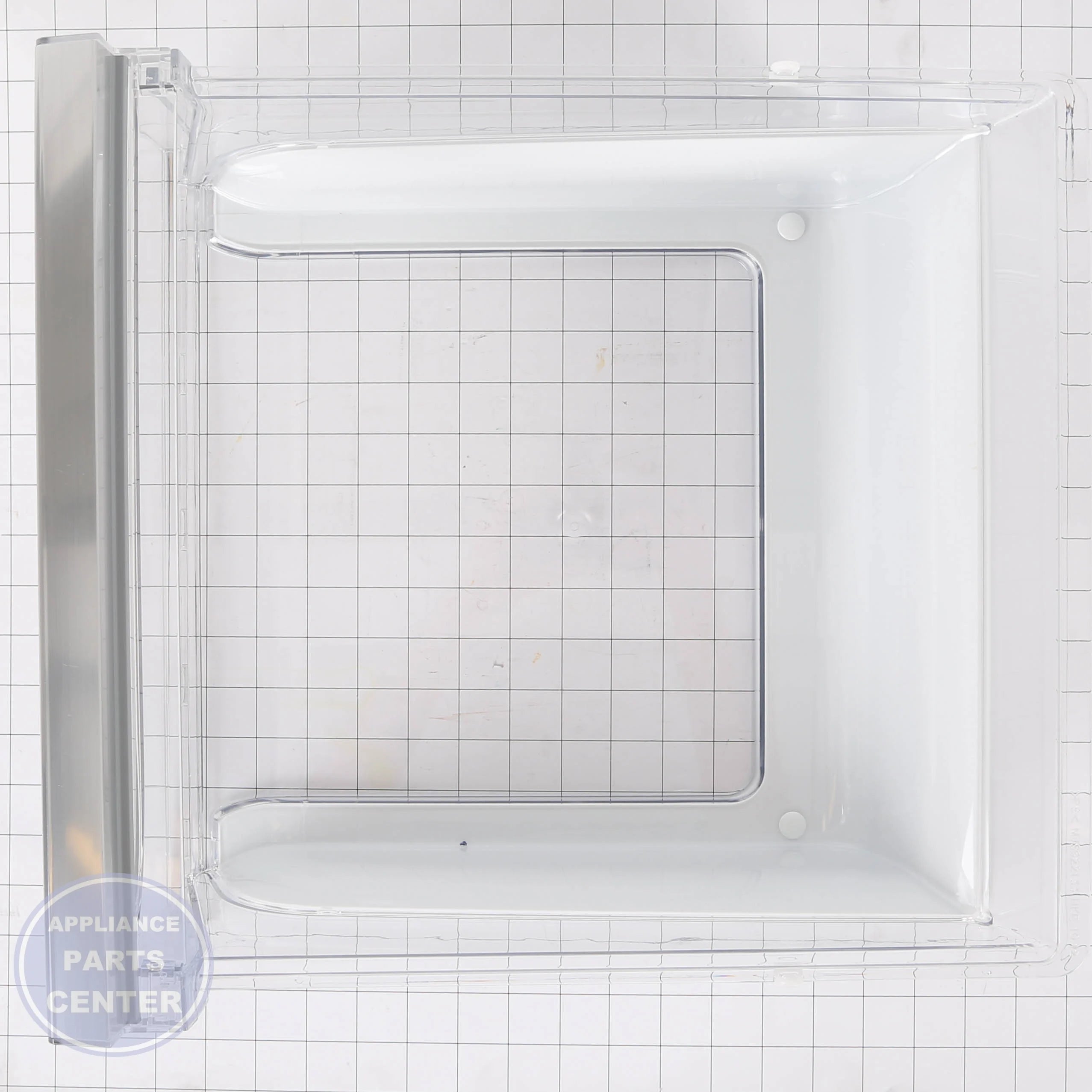 TRAY ASSEMBLY,VEGETABLE AJP73374608 - Side view with 15 lbs capacity