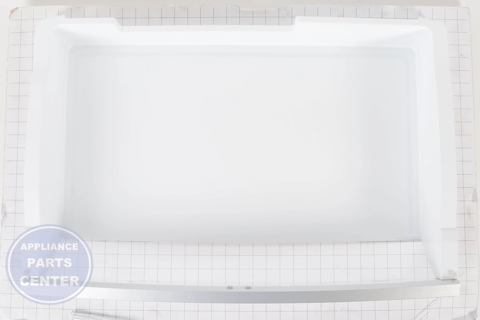 TRAY ASSEMBLY,FRESH ROOM AJP73715003 - Side view with precise measurements