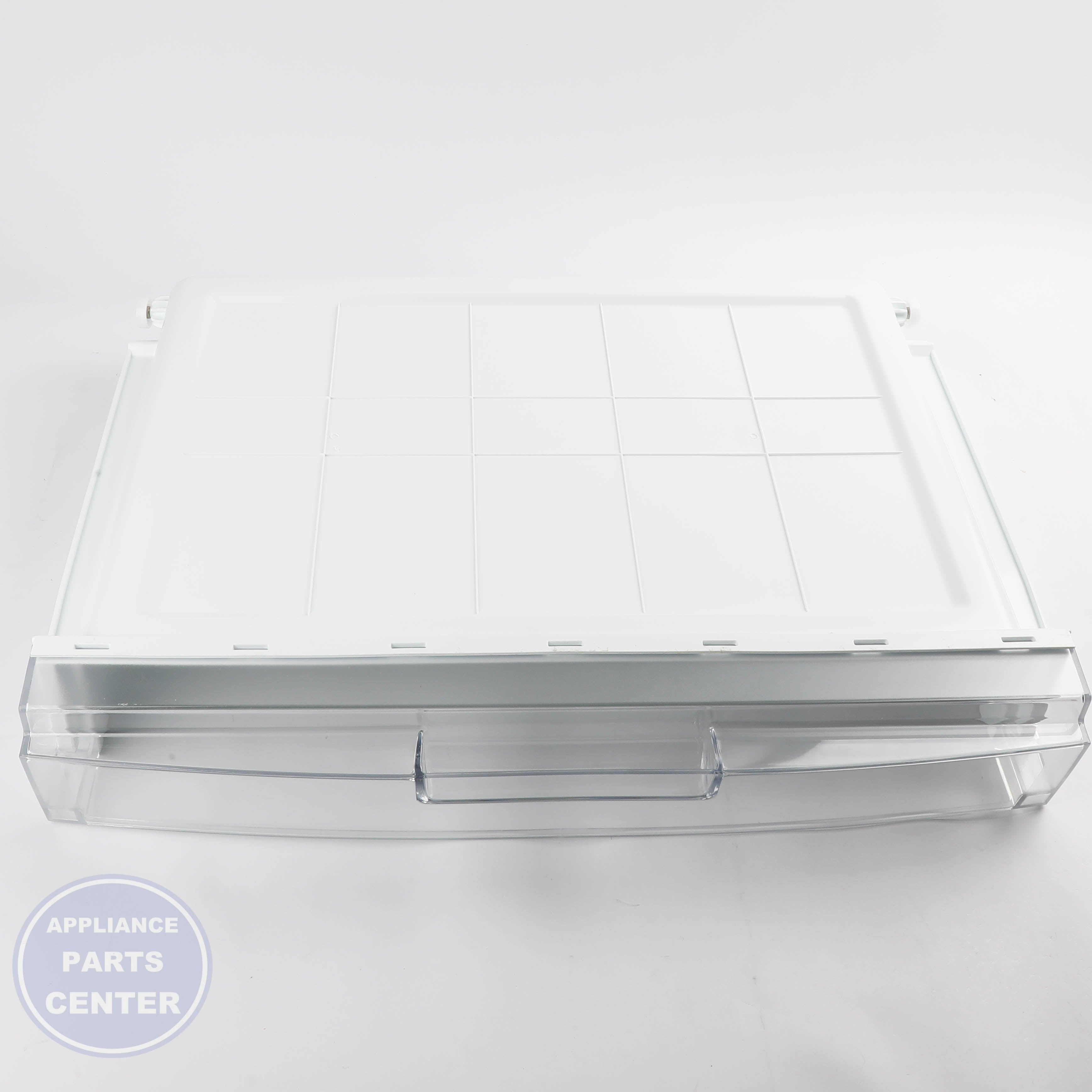 TRAY ASSEMBLY,FRESH ROOM AJP73816204 - Side view with precise measurements