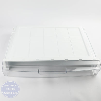 TRAY ASSEMBLY,FRESH ROOM AJP73816204 - Side view with precise measurements