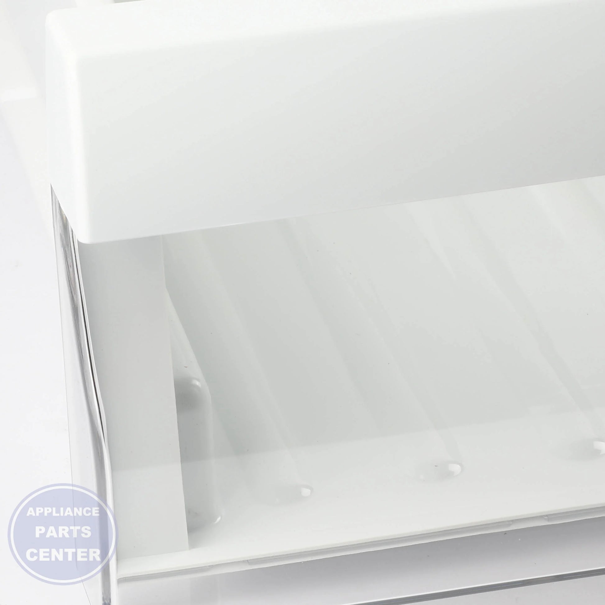 TRAY ASSEMBLY,VEGETABLE AJP73914501 - Side view with precise measurements