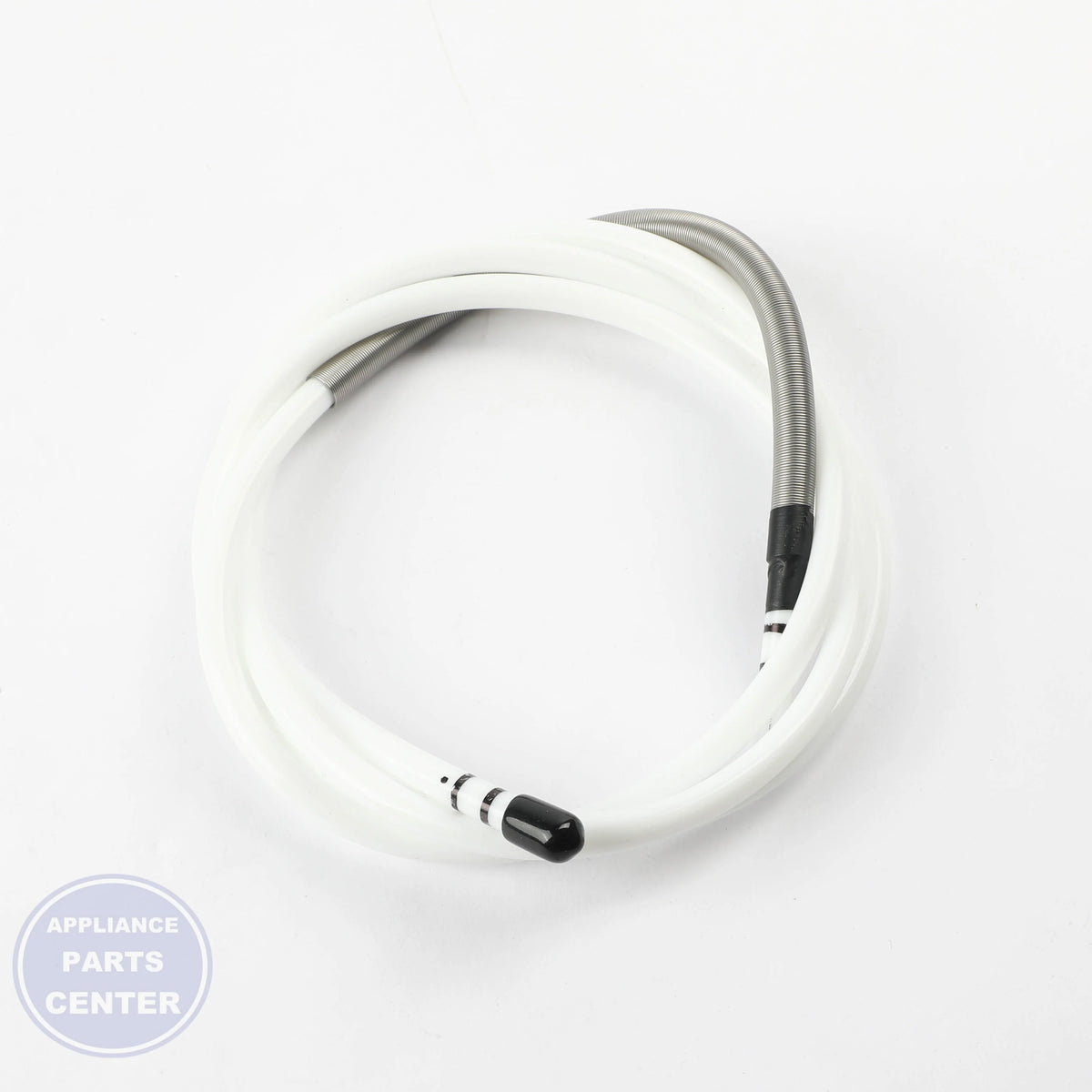 TUBE ASSEMBLY,ICE WATER AJR74082503 - Side view with precise measurements