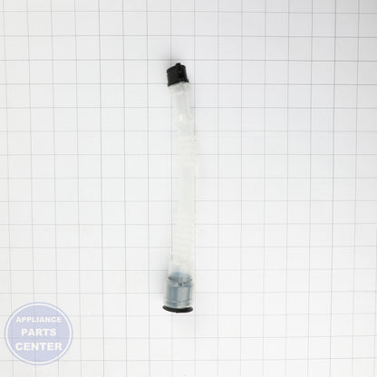TUBE ASSEMBLY,DRAIN AJR74125001 - Side view with precise measurements for accurate fit