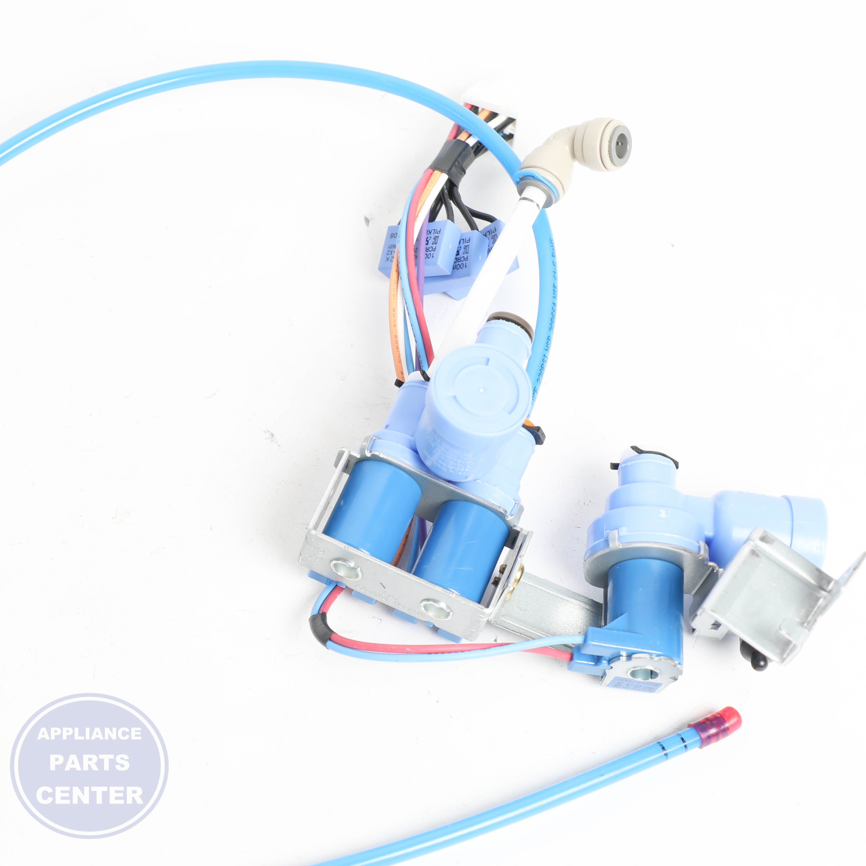 VALVE ASSEMBLY,WATER AJU34125547 - Side view with 150 psi pressure specs