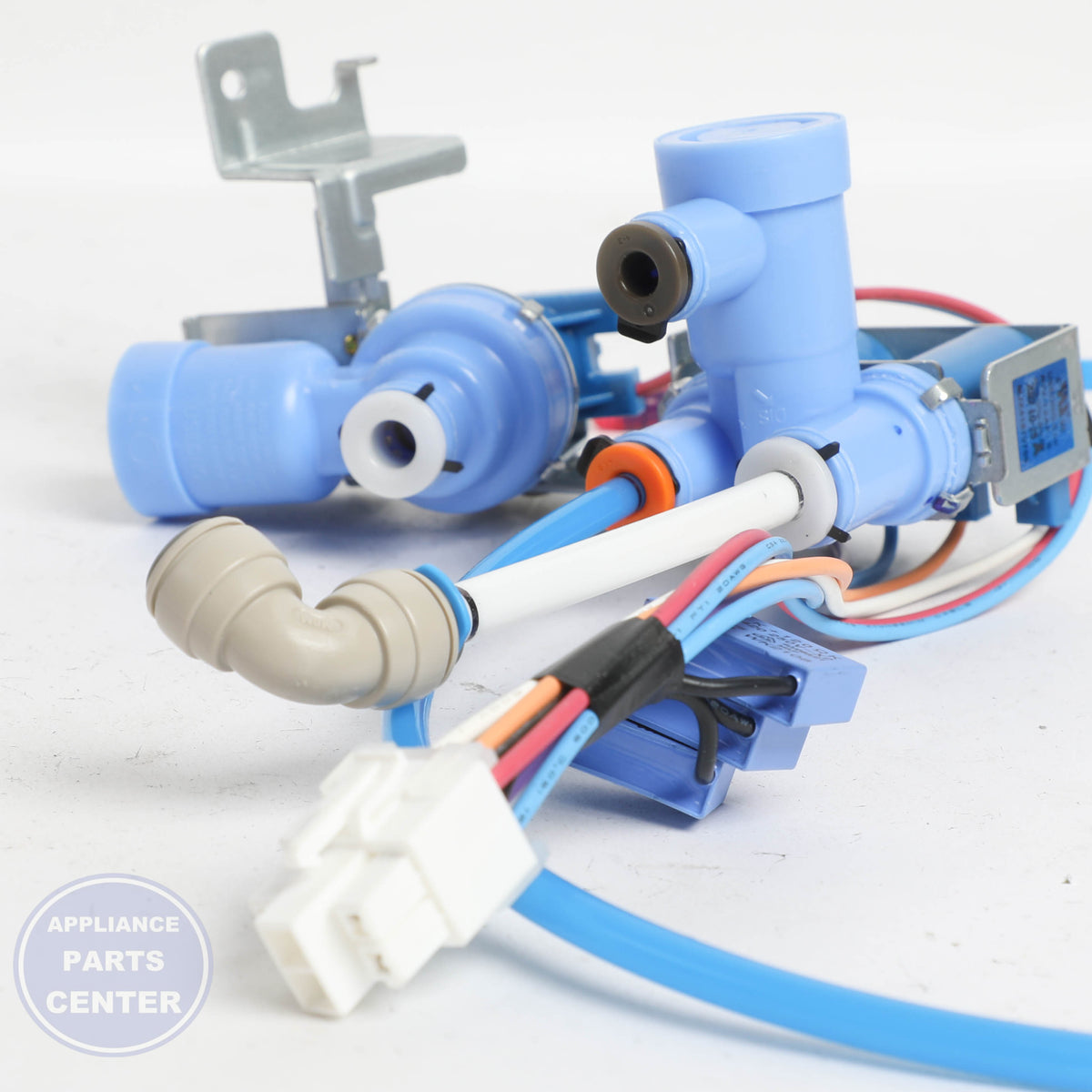 L-G VALVE ASSEMBLY,WATER AJU34125547 - Installation in L-G models showing key mounting points