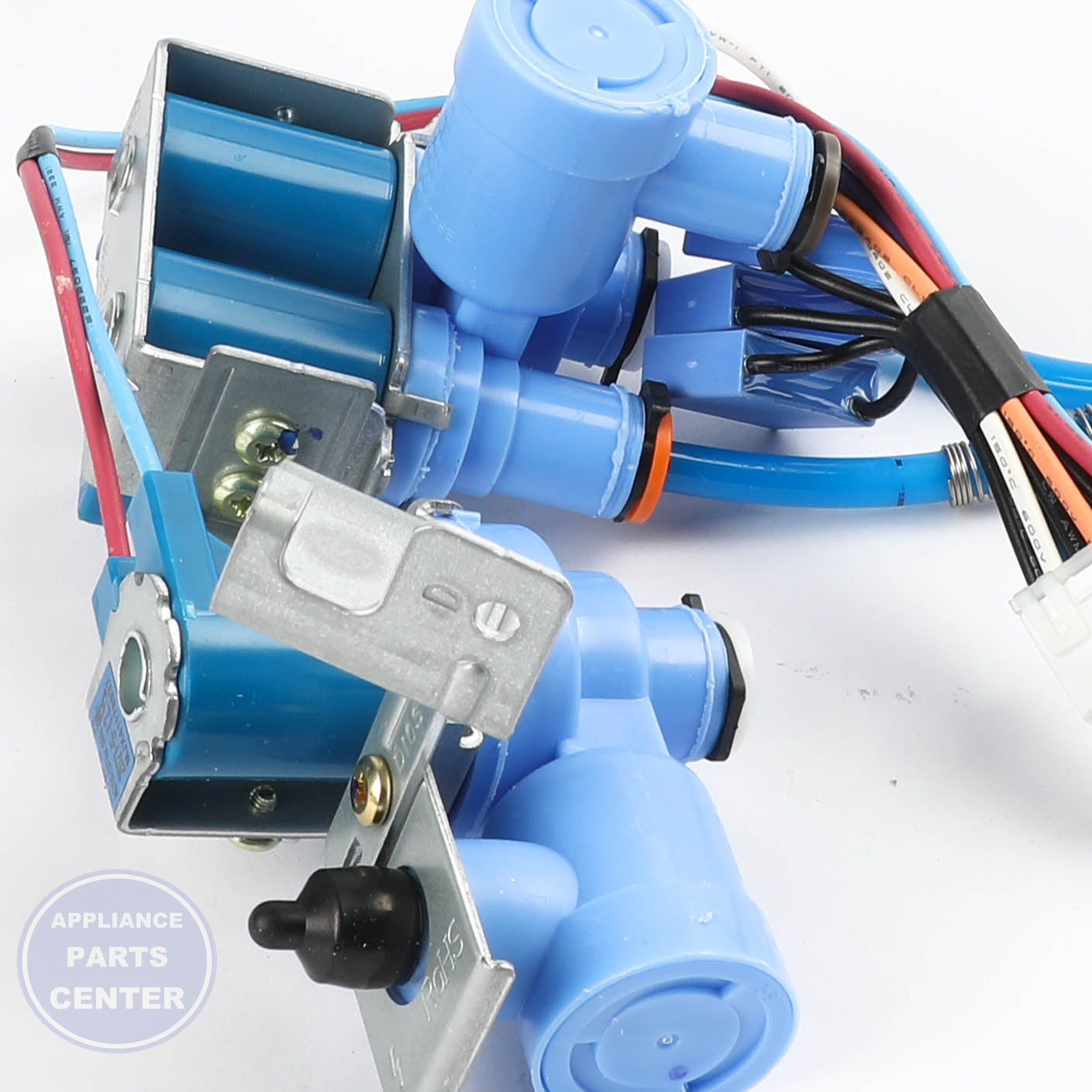L-G VALVE ASSEMBLY,WATER AJU34125567 - Installation in L-G model showing key mounting points