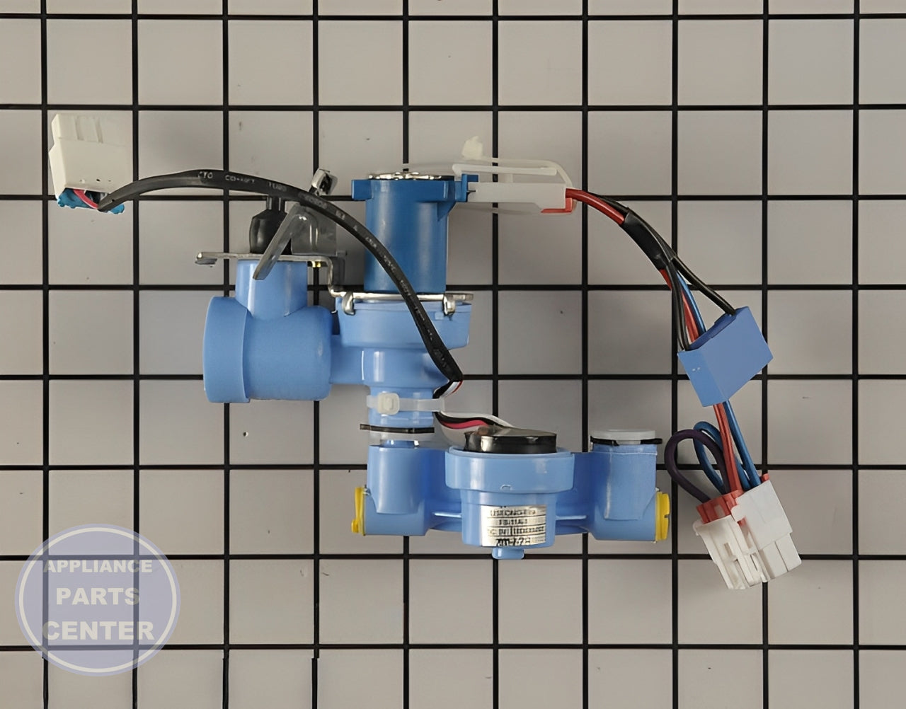 LG REFRIGERATOR INLET WATER VALVE FILL ASSEMBLY AJU72992601 - Main view showing valve & float for LGE models