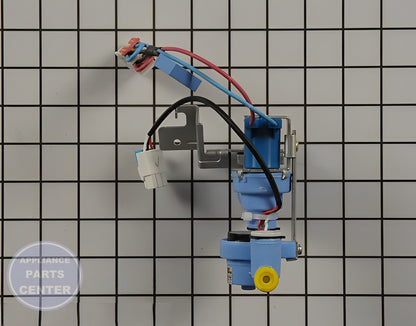 LG REFRIGERATOR WATER INLET FILL VALVE AJU72992603 - Detailed view of valve & float assembly