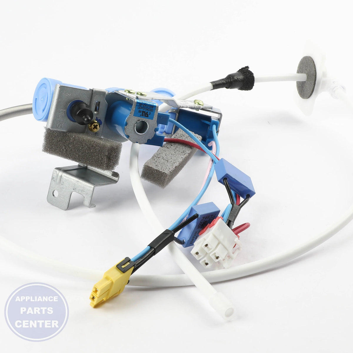 L-G VALVE ASSEMBLY,WATER AJU73672523 - Installation in L-G Refrigerator showing mounting points
