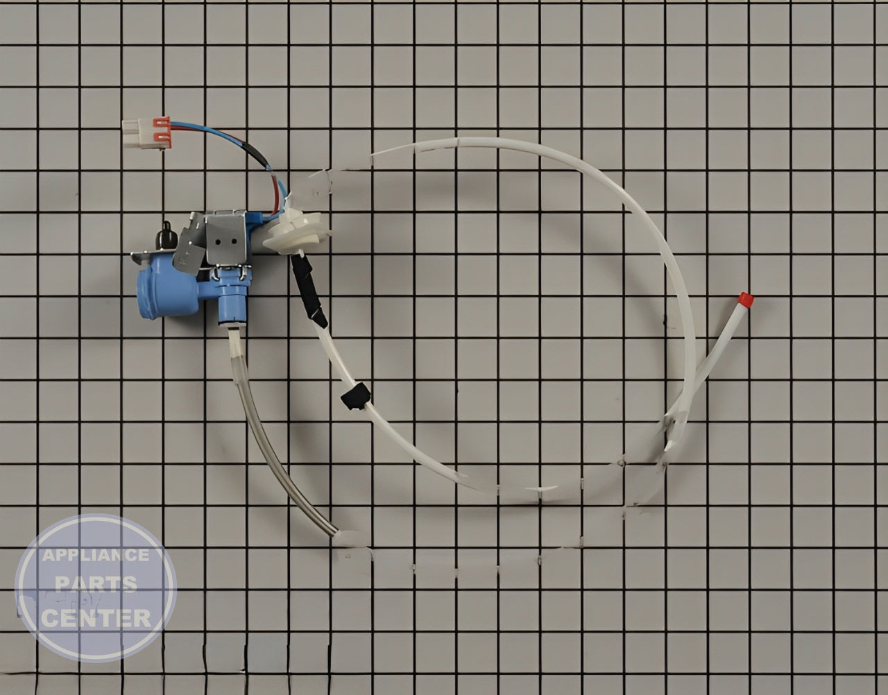 LG REFRIGERATOR WATER INLET FILL VALVE AJU73753101 - Side view with precise measurements ensuring perfect fit