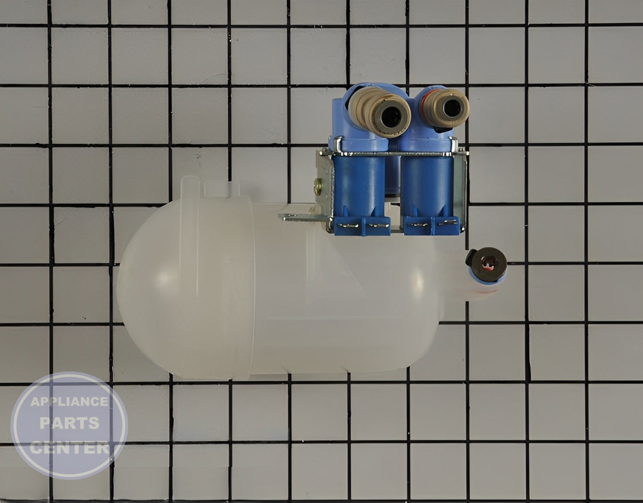 LG REFRIGERATOR WATER INLET VALVE ASSEMBLY AJU74532703 - Detailed view of valve & float assembly