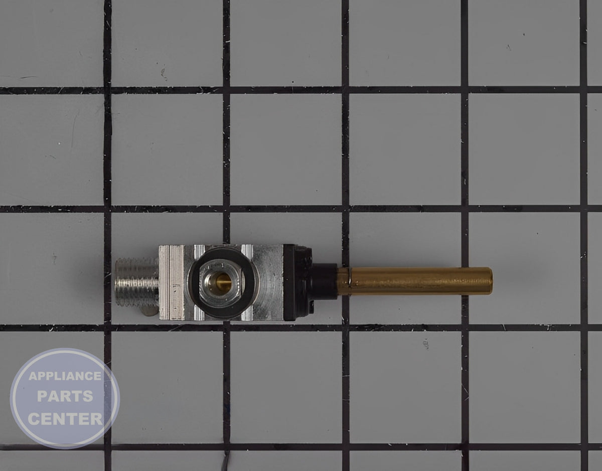 Surface Burner Valve AJU74852801 - Detailed view of quick-connect fitting and precise gas control