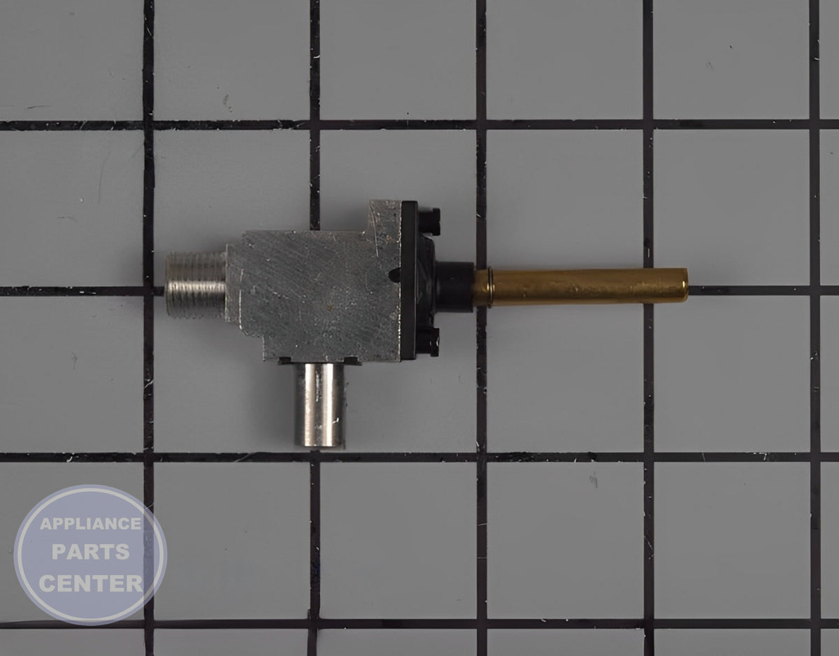Surface Burner Valve AJU74852801 - Side view with 2.5-inch diameter and 15 psi pressure capacity