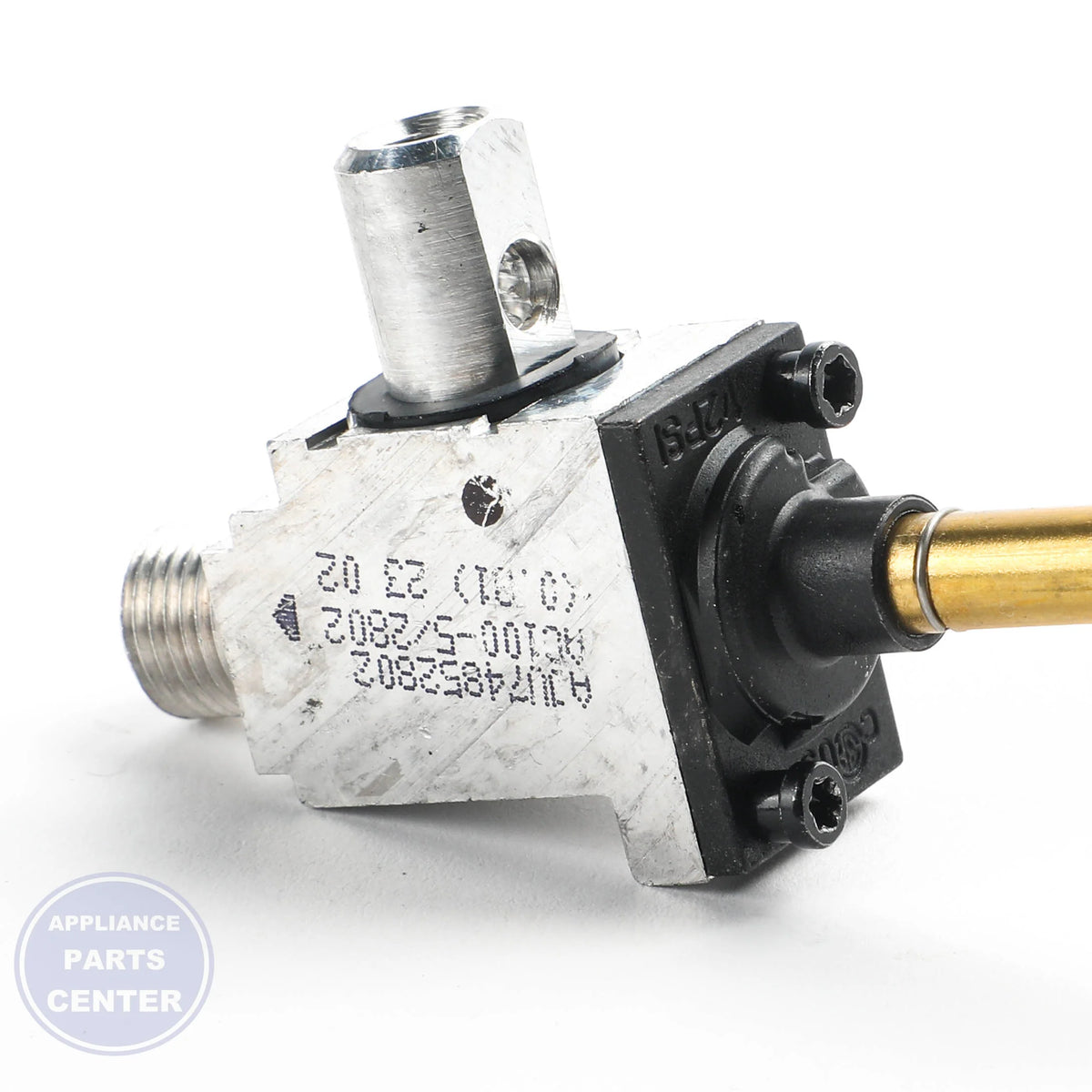L-G VALVE ASSEMBLY,GAS AJU74852802 - Installation in L-G models showing key mounting points