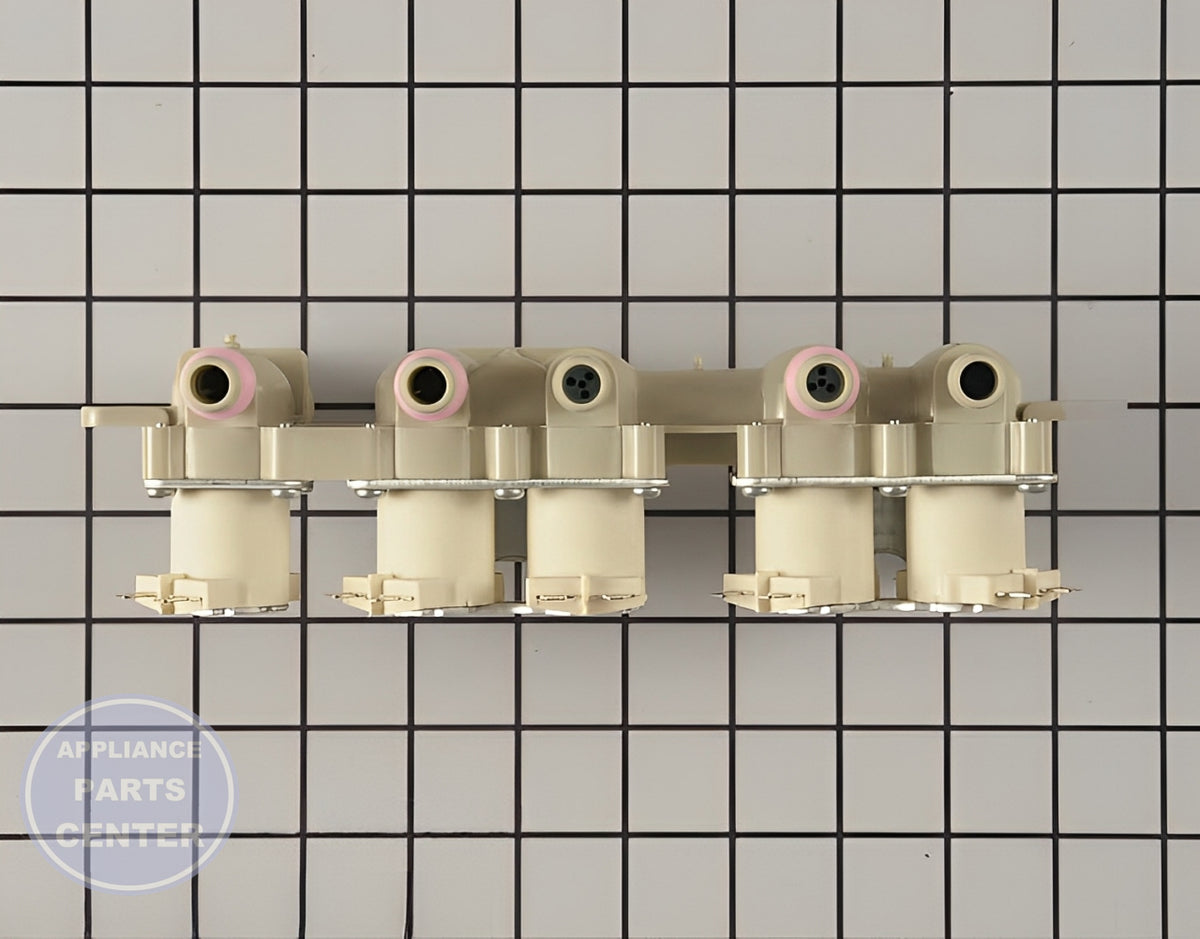 LG WASHER WATER INLET VALVE ASSEMBLY AJU75152601 - Main view showing water control for LG models