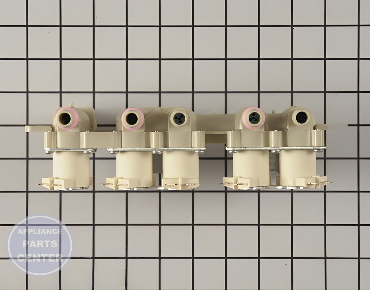 LG WASHER WATER INLET VALVE ASSEMBLY AJU75152601 - Main view showing water control for LG models